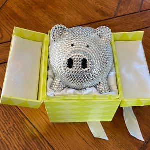 NWOT Kids Rhinestone Piggy Bank